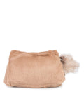 MKY Clothing Furry Sling Bag with Fur Ball