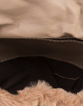 MKY Clothing Furry Sling Bag with Fur Ball