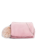 MKY Clothing Furry Sling Bag with Fur Ball