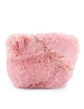 MKY Clothing Half Round Furry Bag