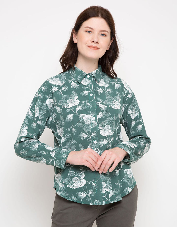 MKY CLOTHING Flower Shirt