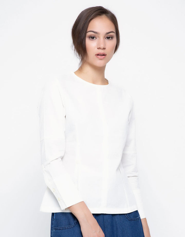 Morphidae Blouse Ghina Marshmallow