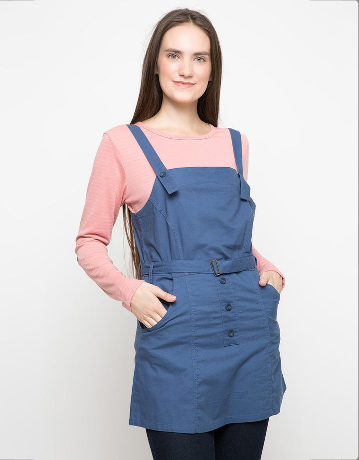 Morphidae Overall Dress Rose