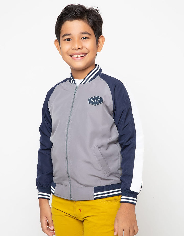 NYLON RAGLAN BOMBER