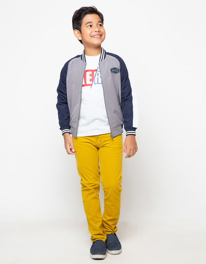 NYLON RAGLAN BOMBER