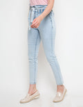 DENIM LONG PANTS HIG