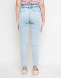 DENIM LONG PANTS HIG
