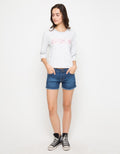 Nevada Celana Pendek Jeans Tressa Scrub Unfinished