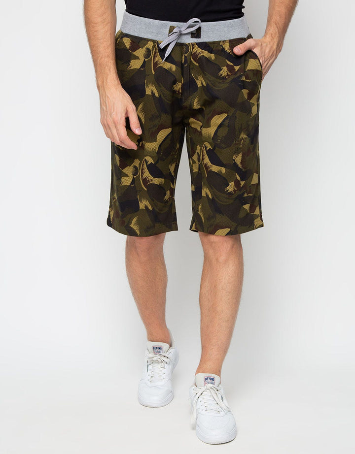 ARMY RIB SHORT PANTS