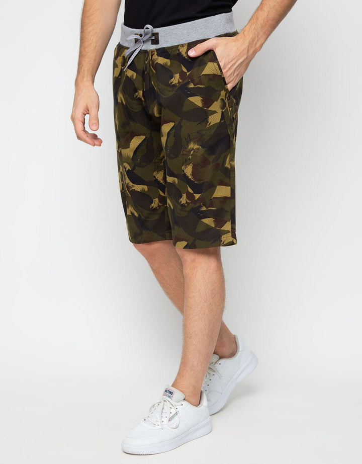 ARMY RIB SHORT PANTS