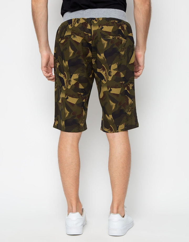 ARMY RIB SHORT PANTS