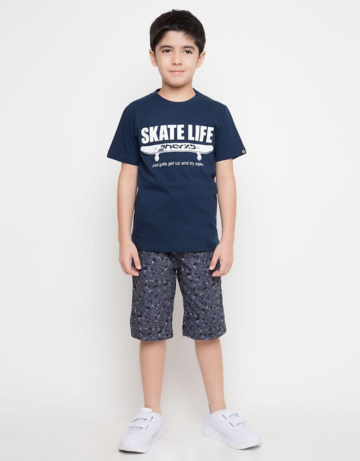 KI CROP WOVEN SPLASH