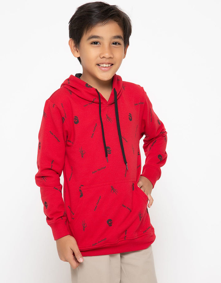 SWEATSHIRT KNIT HOOD