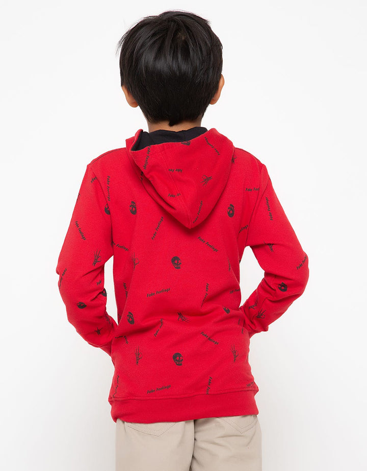 SWEATSHIRT KNIT HOOD