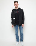 SOLID HOODED JACKET