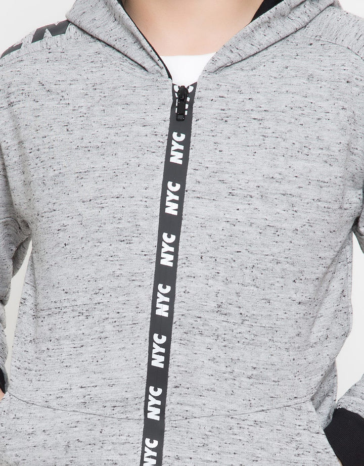 JACKET KNIT ZIPPER N