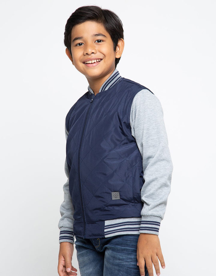 JACKET WVN RGLR KOMB