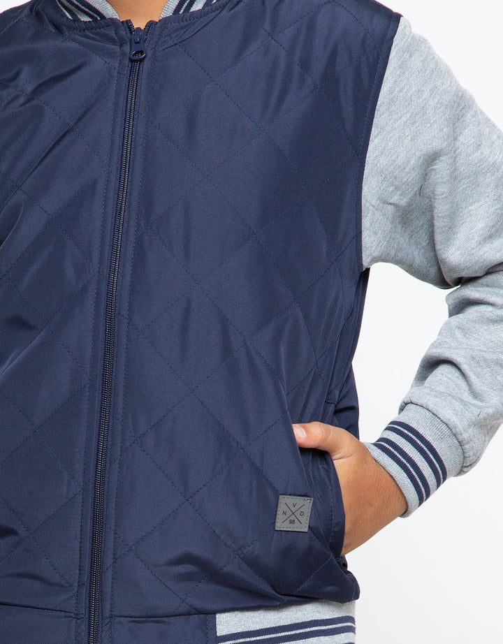 JACKET WVN RGLR KOMB