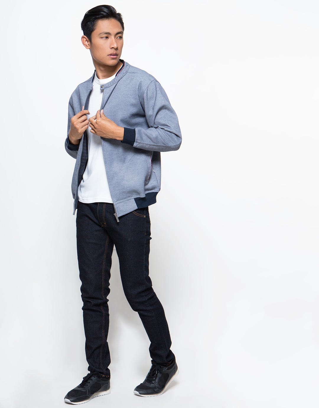 JKE67NV ZIPPER JACKET
