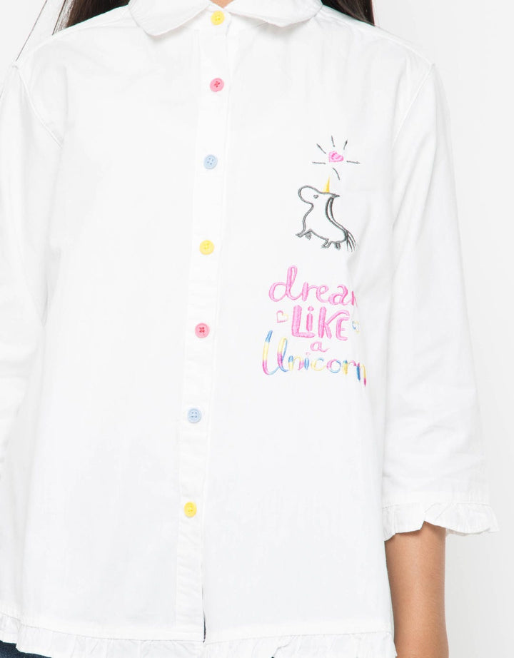 LS SHIRT BORDIR UNIC
