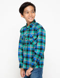 LS POPLIN BIG CHECK
