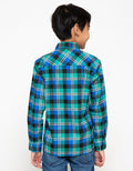 LS POPLIN BIG CHECK