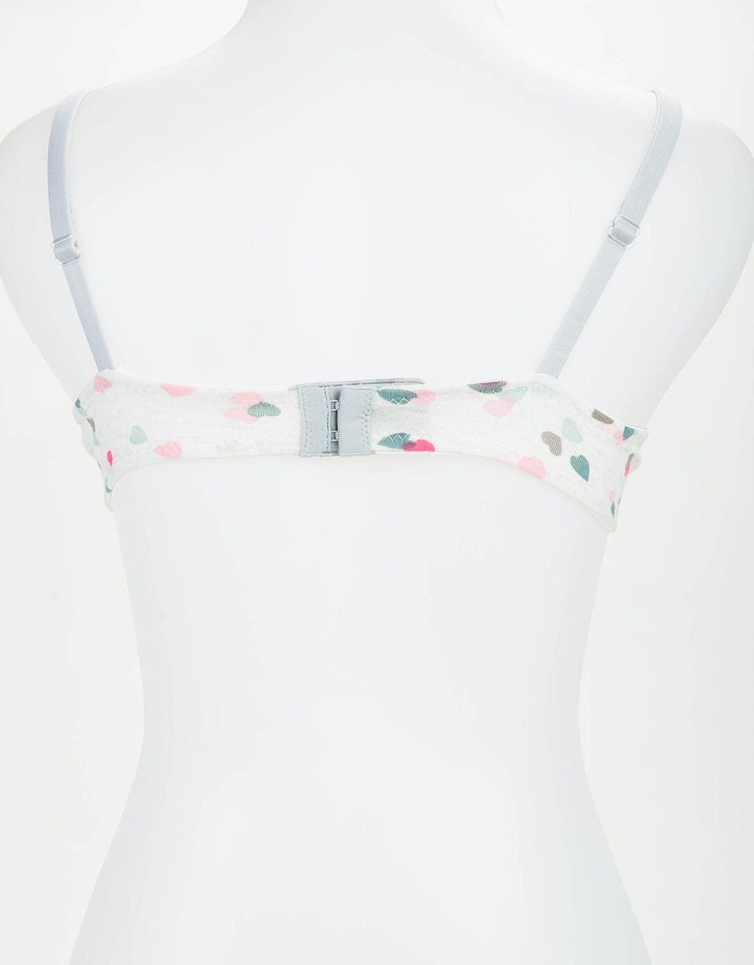 Nevada Non Wire 3 Per 4 Cup Non Push Up Regular Bra Print Trio Heart