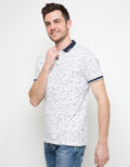 Nevada Polo Basic Single Jersey Print Geometrical