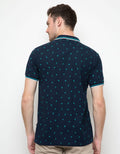 Nevada Polo Fashion Pique Print Coconut