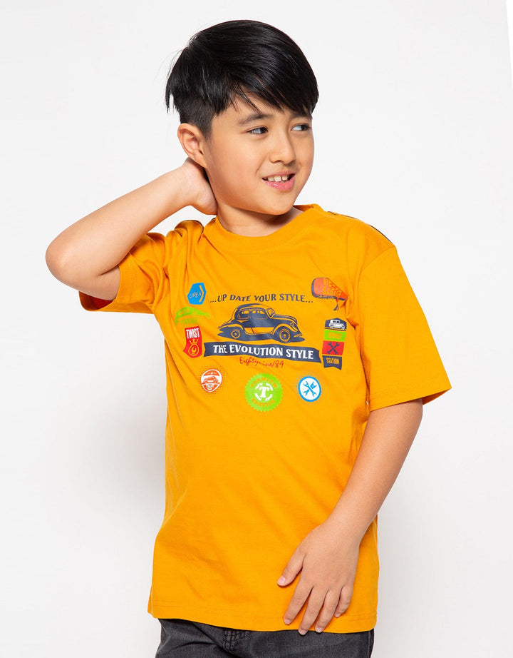 Twist Kids Road Sign Casual T-Shirt Pria