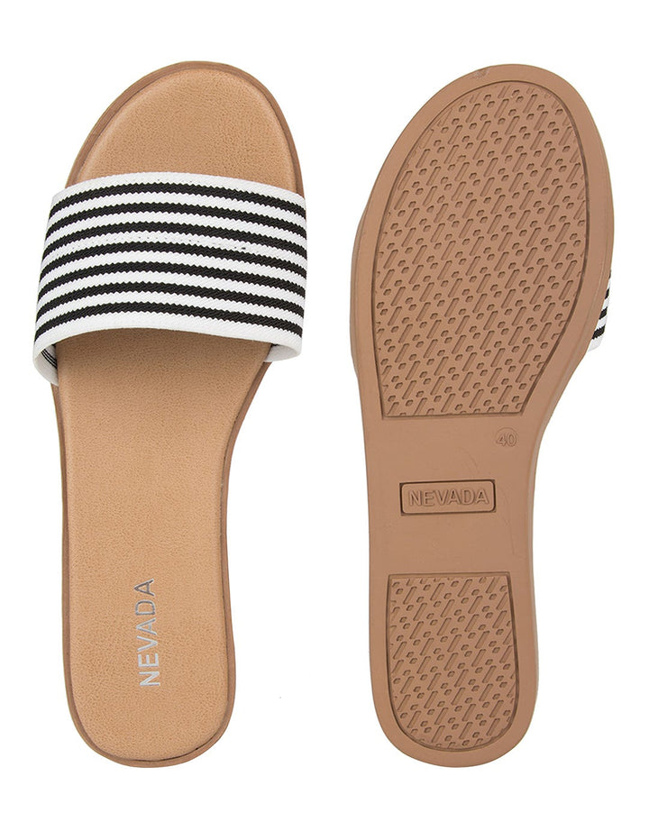 Nevada Sandal Detail Strap Stripes