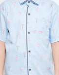 SS CHAMBRAY FLAMINGO