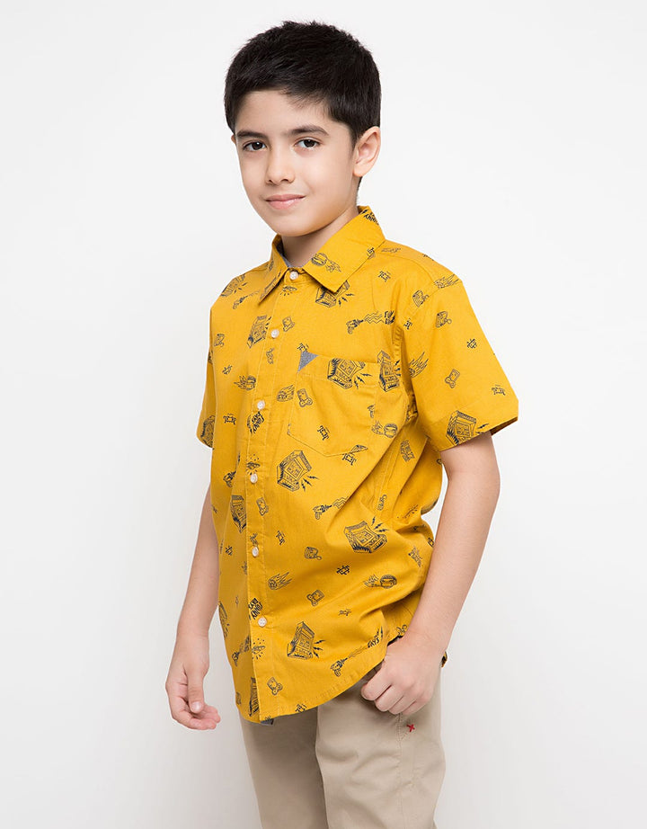 SS POPLIN FP FUNNY D