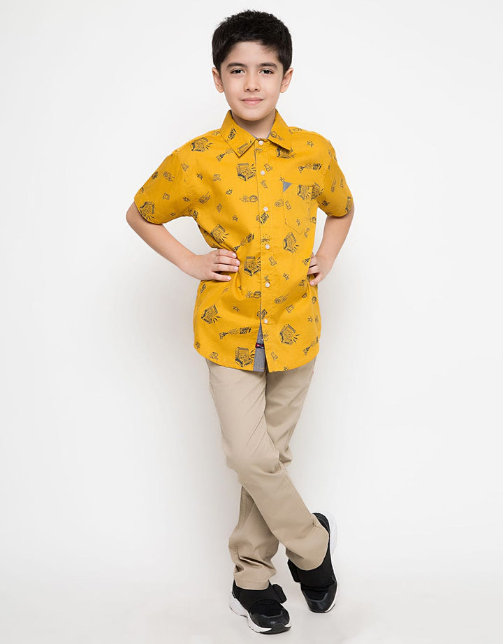 SS POPLIN FP FUNNY D