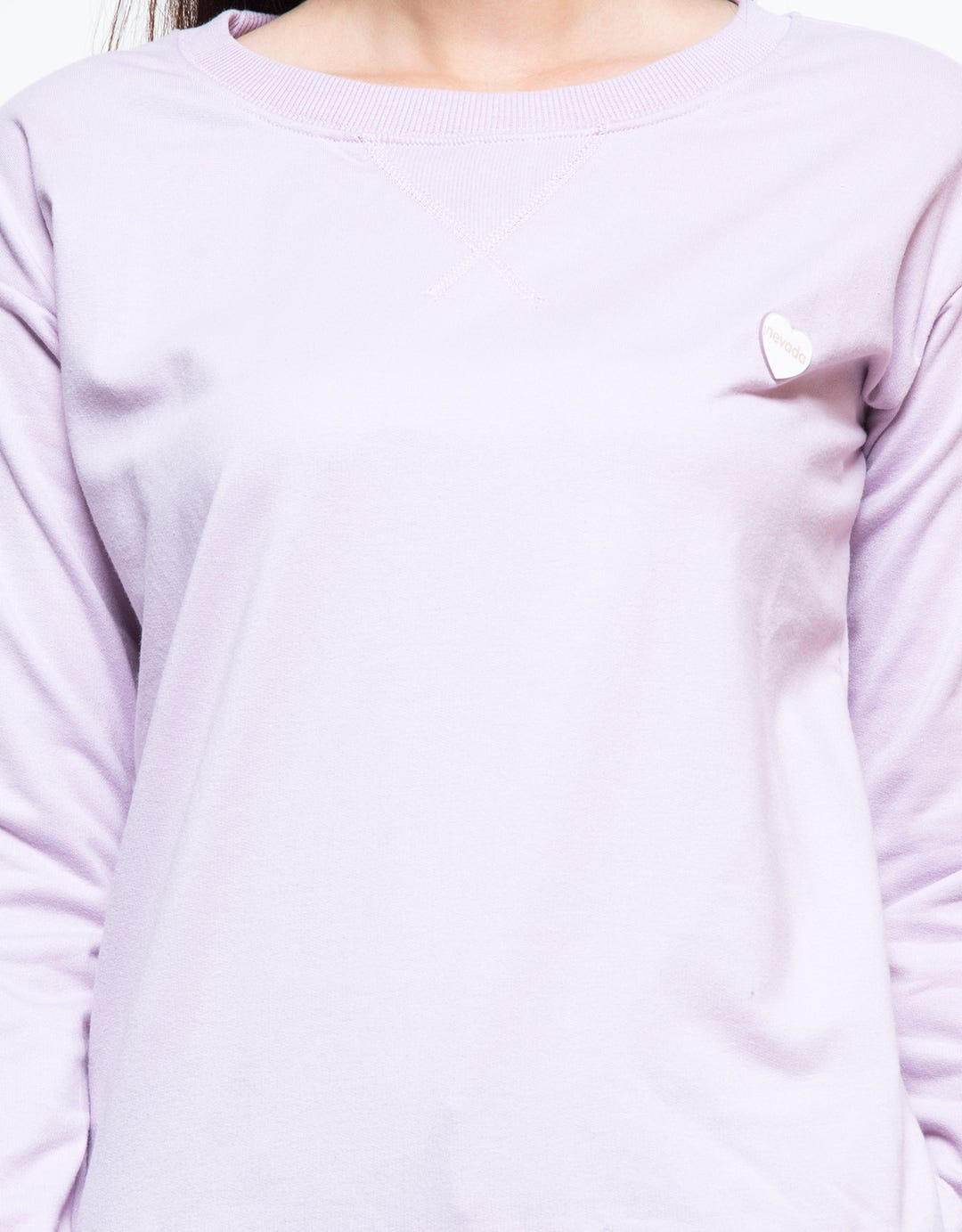 Nevada Plain Sweater with Brand Patch Details