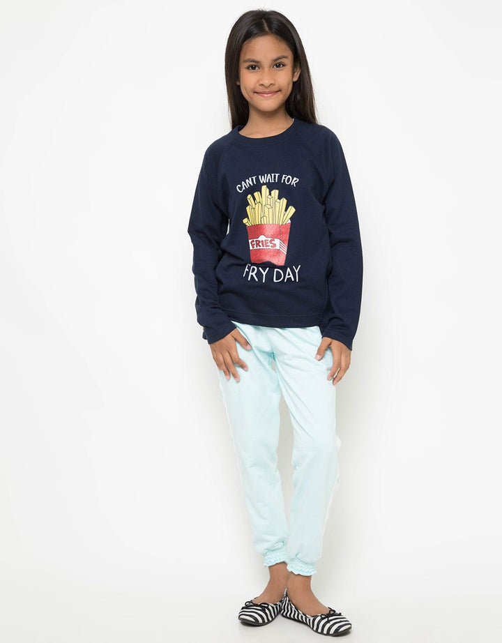 LS TOP KNIT FRENCH F