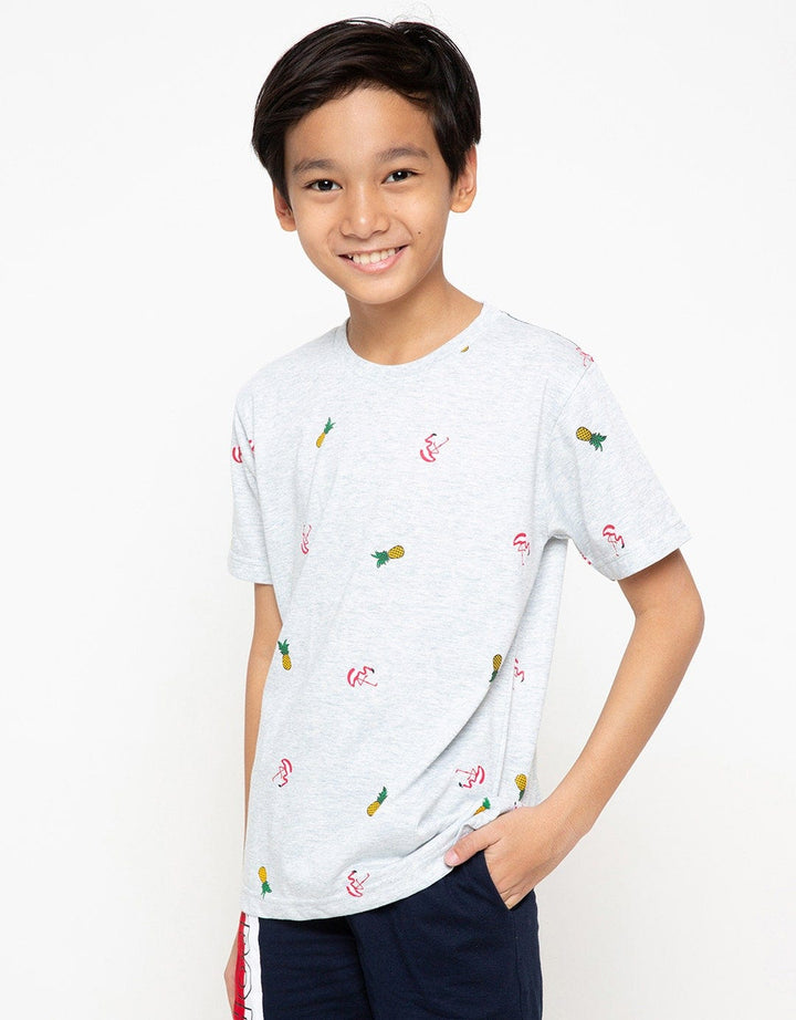 Nevada Kaos Flamingo Anak Laki-Laki
