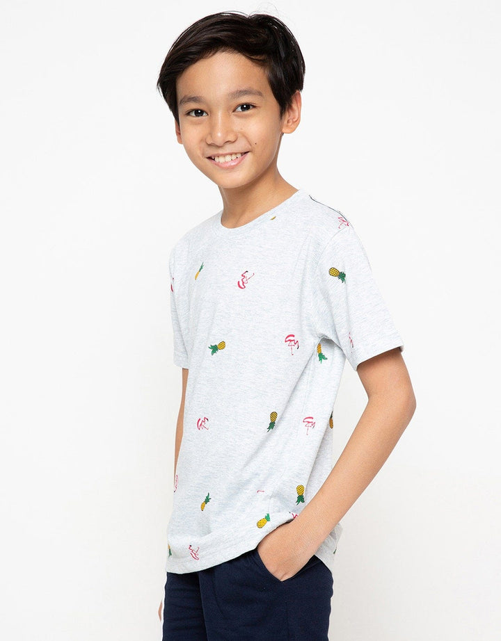 Nevada Kaos Flamingo Anak Laki-Laki