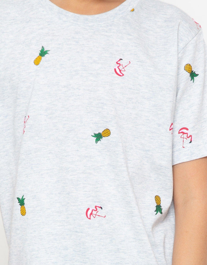 Nevada Kaos Flamingo Anak Laki-Laki