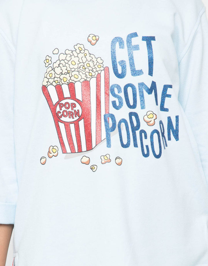 Nevada Get Some Popcorn Printed T-shirt