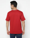 Nevada Round Neck Regular Print Glasses Kaos Lengan Pendek Pria