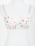 Nevada Wire Non Push Up Trio Heart Regular 3 Per 4 Cup Print Bra