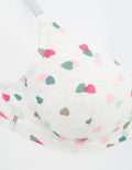 Nevada Wire Non Push Up Trio Heart Regular 3 Per 4 Cup Print Bra