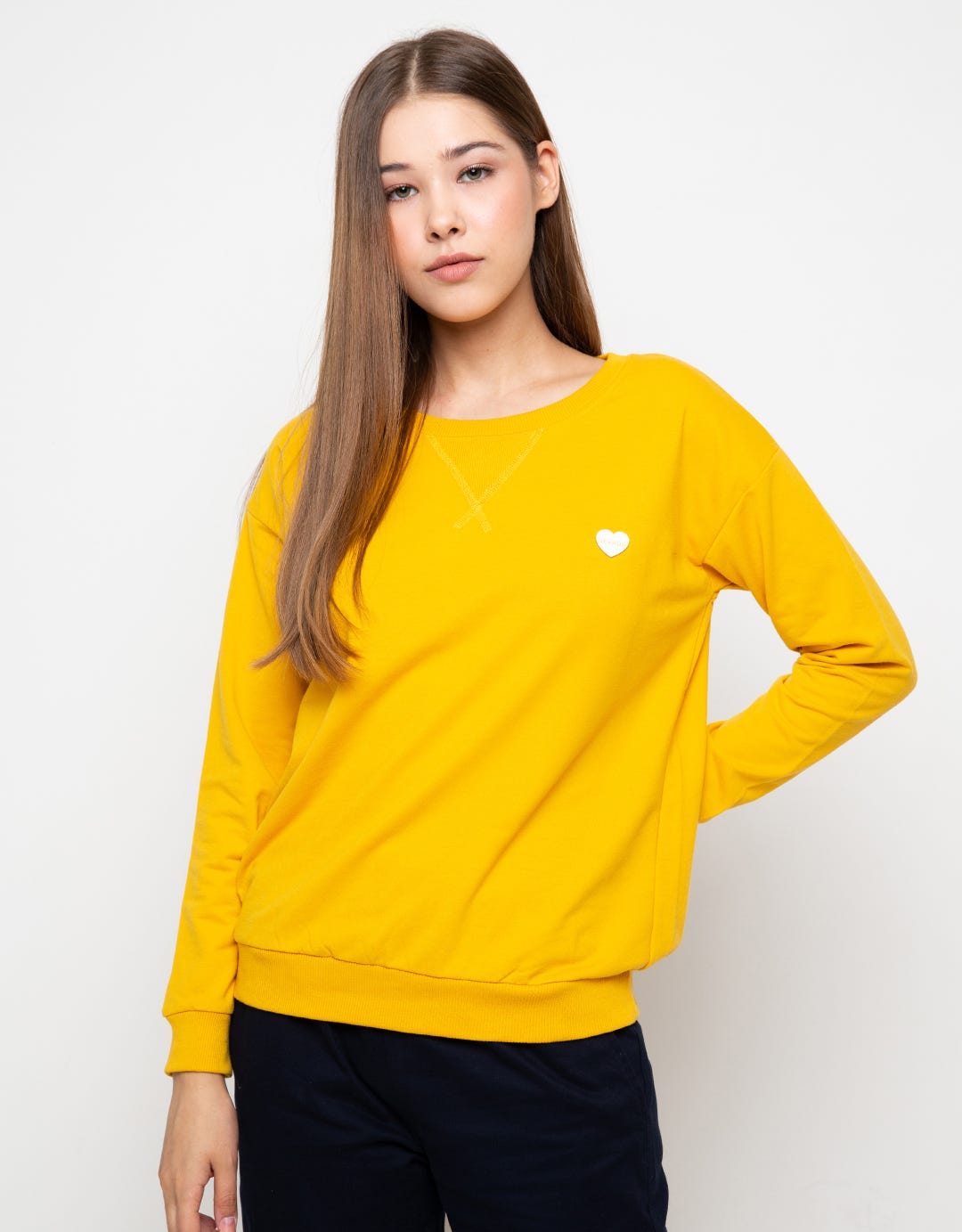 Nevada Women's Heart Patch Sweater