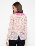 Ninety Degrees Blouse Wanita Motif Strawberry