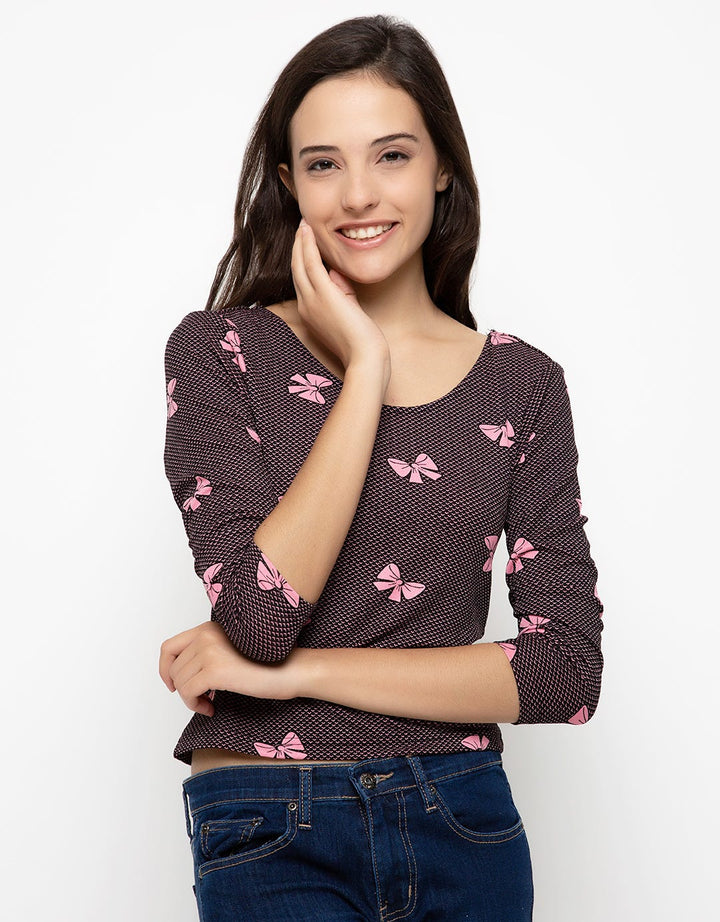 Ninety Degrees Bow Blouse