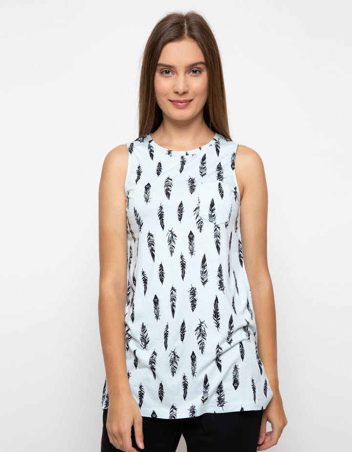 Ninety Degrees Feather Viscy Tee