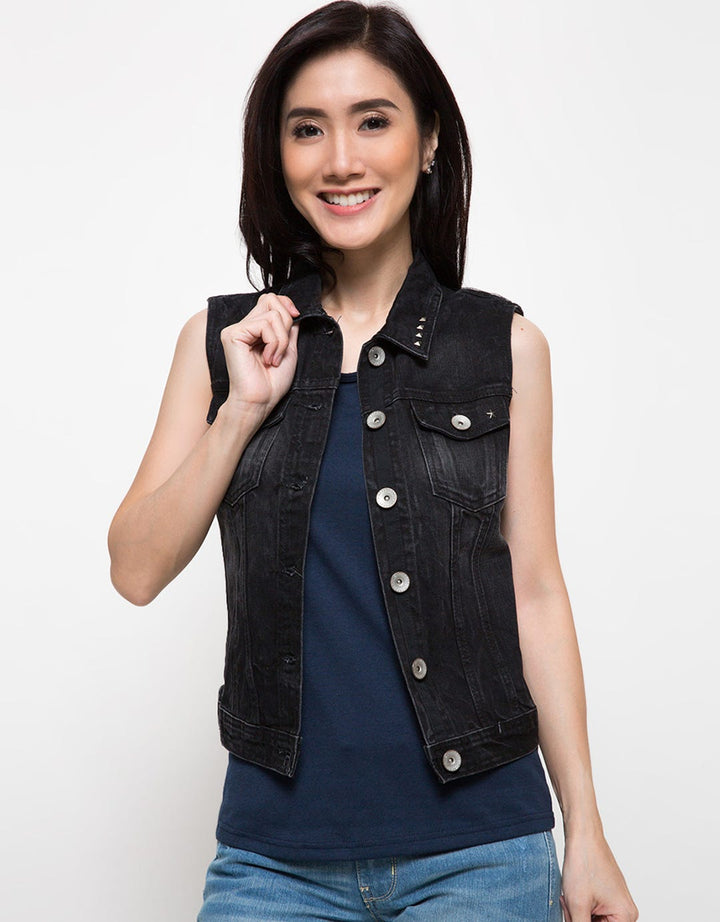 Ninety Degrees Rompi Denim Wanita