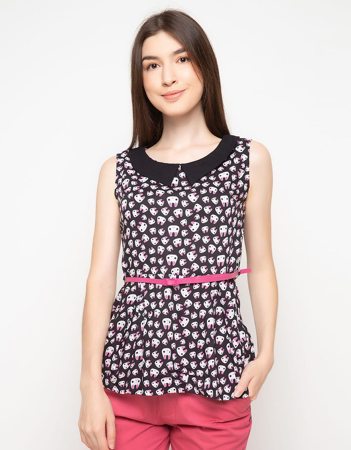 Ninety Degrees Sleeveless Blouse Rabbit