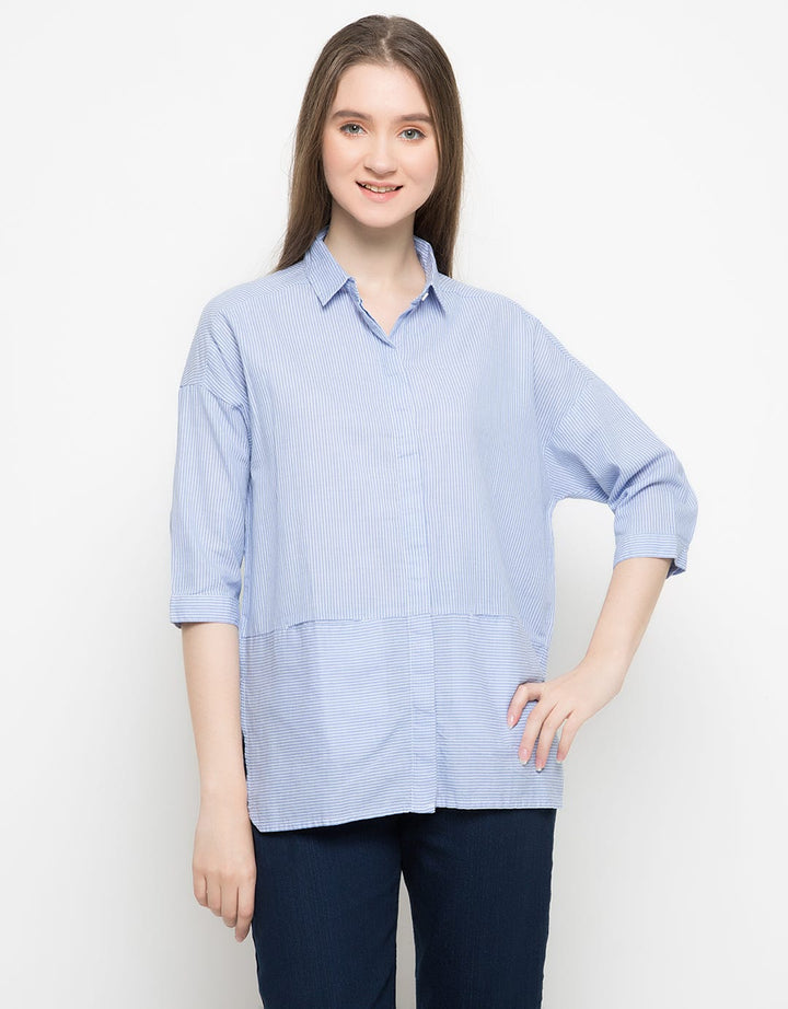Ninety Degrees Stripes Fleeta Shirt